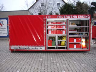 Abrollbehälter Sonderlöschmittel