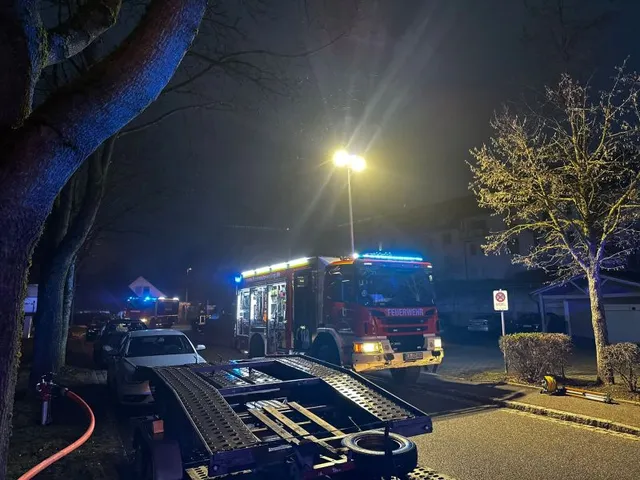 Kellerbrand in Mehrfamilienhaus in der Schäfflerstraße